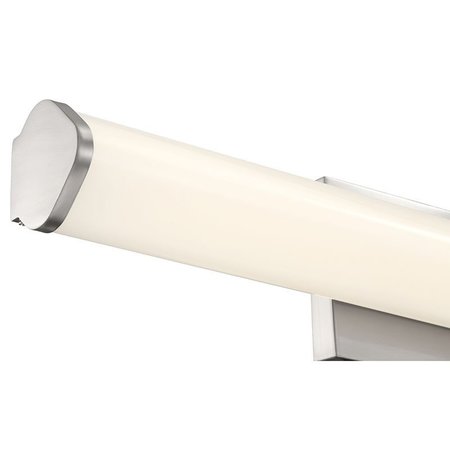 Access Lighting Summit, LED Vanity, Brushed Steel Finish, Acrylic Lens Acrylic 62514LEDD-BS/ACR